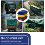 Versatile Heavy Duty PVC Truck Side Curtains Industrial Fabric Cover for Lorries Different Weights Coated for Trucks Tents