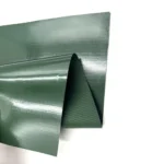 Green  PVC Knife Coated Tarpaulin Heavy Duty Waterproof Truck Cover Fabric Waterproof UV Resistant Industrial Tarpaulin