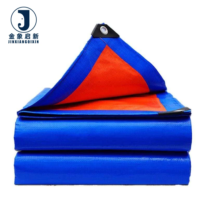 PE Coated Blackout Tarpaulin Poly Tarp with UV Protection Standard Size Fabric Sheet for Agriculture & Industrial Use