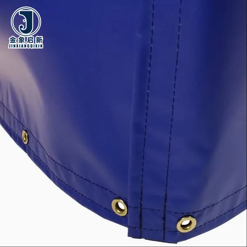Custom Logo PVC Tarpaulin Flame Retardant Waterproof Poly Tarp PVC Coated Plastic Truck Cover Trailer Cover Outdoor Cover