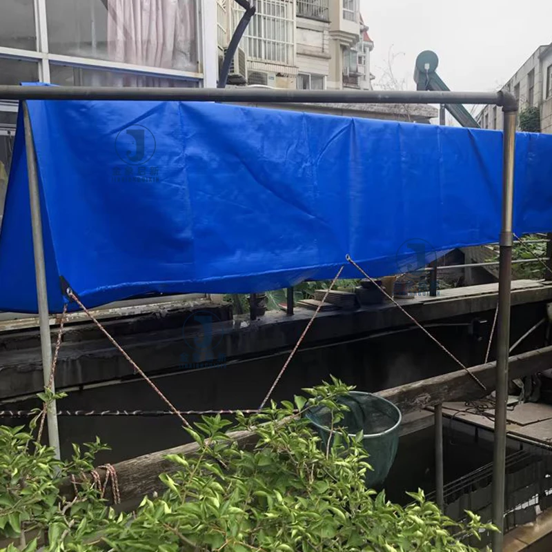 PE-Coated Blackout Organic Chicken Farm Sunshade Anti-Aging Plain Style with Matte Surface Woven Pattern Awning for Agriculture