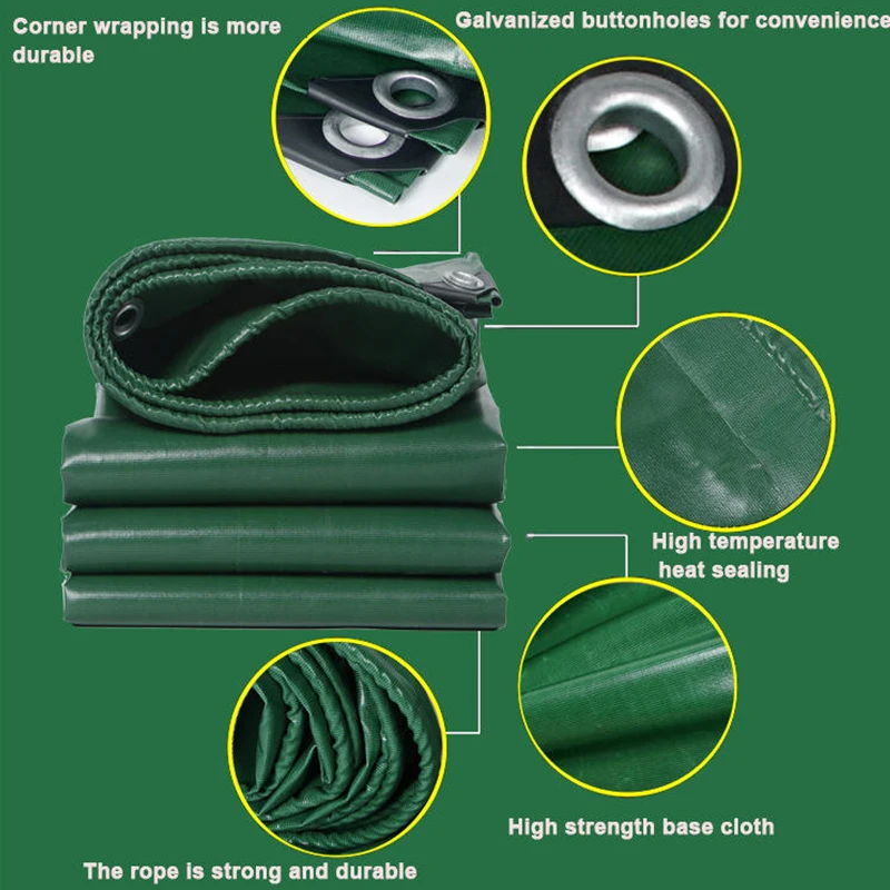 Factory Custom 9×11 Poultry Curtains Tarpaulin PVC Coated Waterproof and Anti-Static Tarp for Chicken Coop Farms