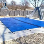 JX PVC Tarpaulin Swimming Pool Cover Material Knife Coated Fabric Waterproof UV-Resistant Windproof