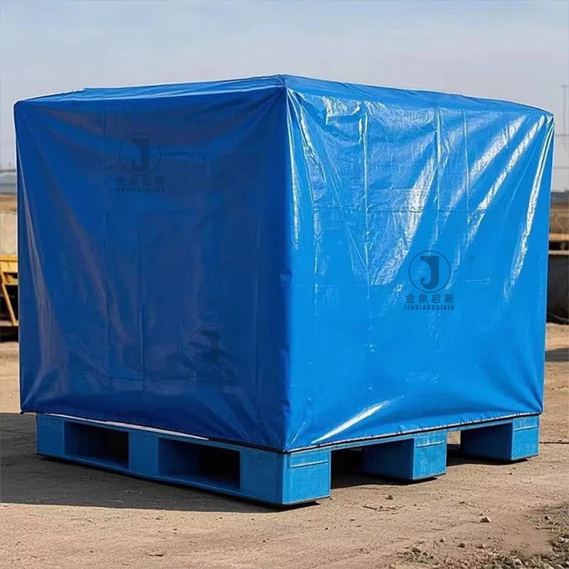 Waterproof PVC Coated Tarpaulin Double Sided Coating Environmentally Friendly Multifunctional Vehicle Open Trailer Cover