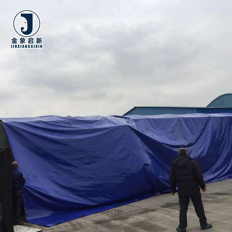 PVC-coated Waterproof Heavy-duty Vinyl Industrial Outdoor Reinforced Tarpaulins for Tents and Truck Covers