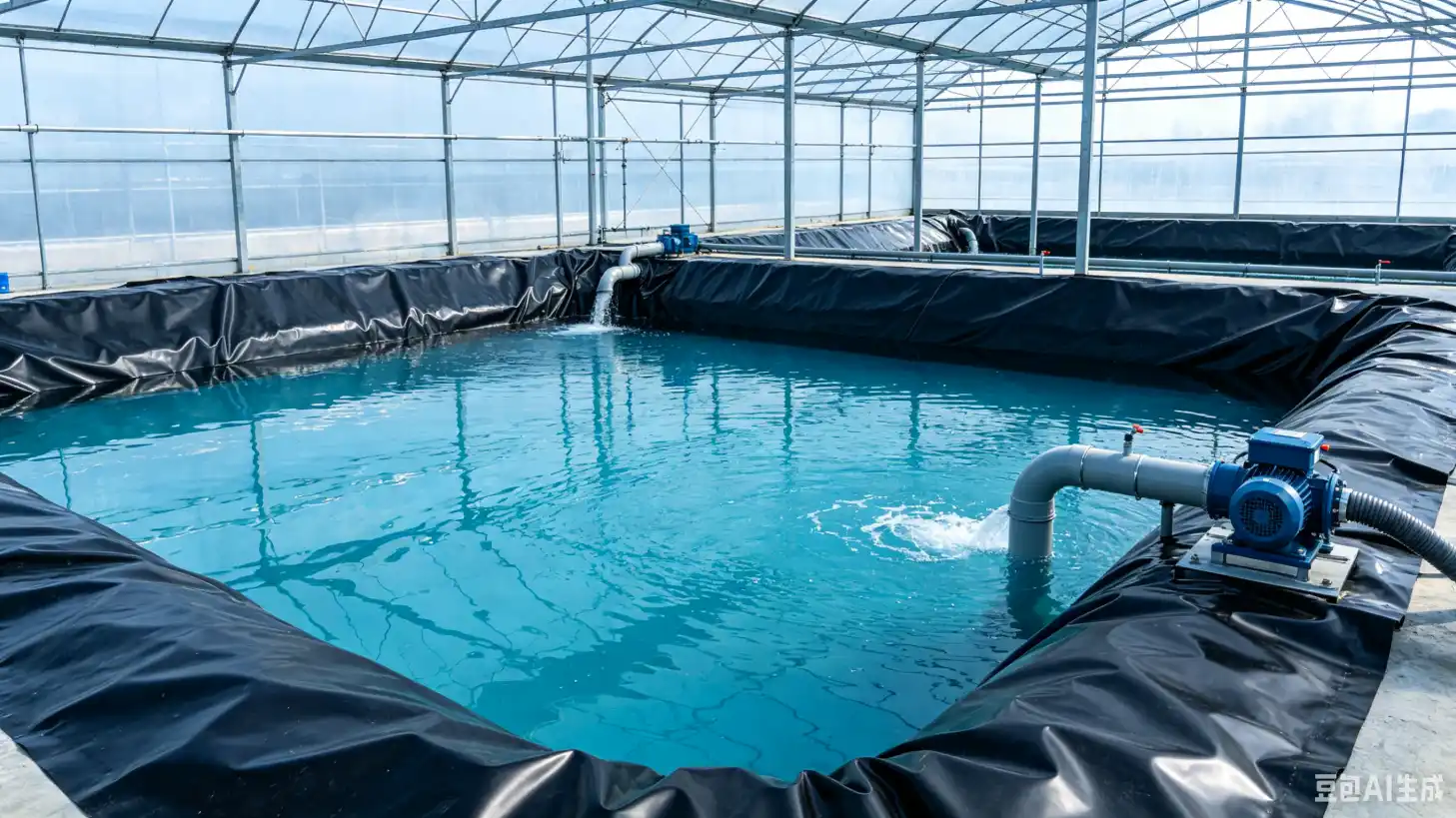 PVC pond liner and waterproof cover for aquaculture