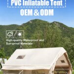 PVC Inflatable Camping Tent Quick Automatic Opening for Emergency Disaster Relief Medical Use