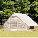 Inflatable Camping Tent 2-3 Person Quick Automatic Opening PVC Waterproof UV Resistant Four-Season