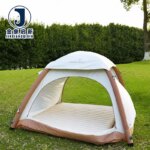PVC Camping Tent 3-5 Person Automatic Inflatable for Emergency Disaster Relief Quick Setup