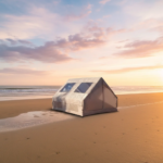 PVC Inflatable Camping Tent 2-3 Person Quick Automatic Opening for Emergency Disaster Relief