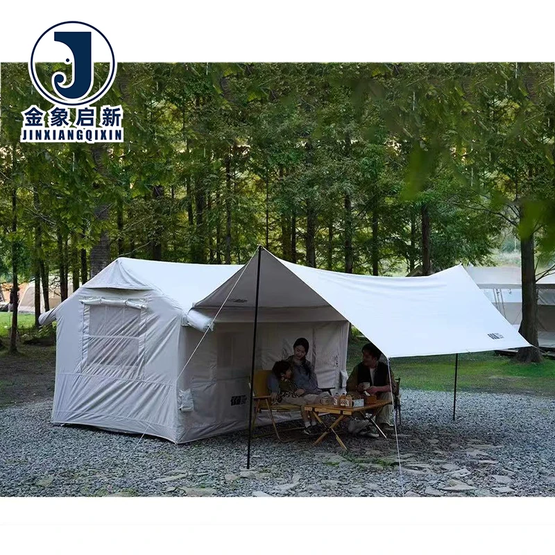 PVC Inflatable Camping Tent for Emergency Disaster Relief with Automatic Opening and Four-Season Design