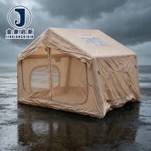 Camping Inflatable Tent 5-8 Person Quick Automatic Opening 4-Season Waterproof Family Outdoor Shelter
