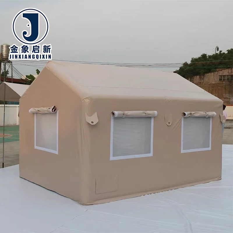 Inflatable Camping Tent 6-8 Person 4 Season Waterproof Automatic Opening for Family Outdoor Use