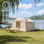 PVC Inflatable Camping Tent Quick Automatic Opening for Emergency Disaster Relief Medical Use