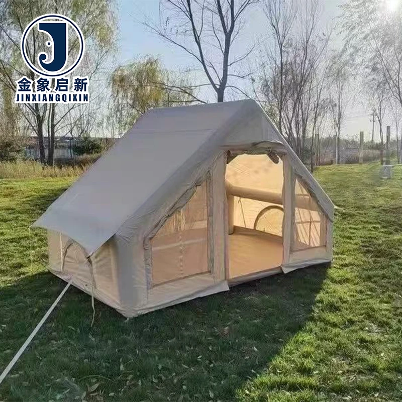 PVC Inflatable Camping Tent for Disaster Relief Quick Automatic Opening Emergency Shelter
