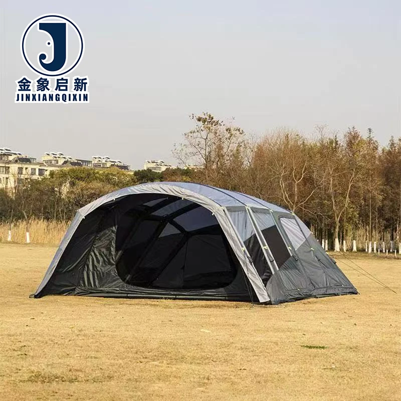 Waterproof 4-Season Large Family Inflatable Tent with Quick Automatic Opening for Outdoor Glamping