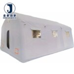 Inflatable Camping Tent with Quick Auto Opening Waterproof UV-Resistant PVC for Outdoor Shelter and Emergency Relief
