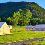 PVC Inflatable Glamping Tent for Disaster Relief Quick Automatic Opening Four-Season Use
