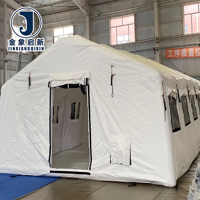 Inflatable Camping Tent 1-12 Person Heavy Duty Waterproof Automatic Opening for Disaster Relief