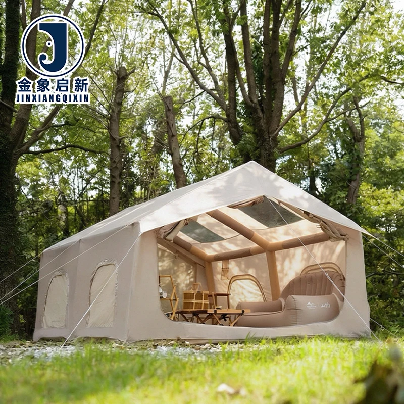 PVC Inflatable Camping Tent 2-3 Person Quick Automatic Opening for Emergency Disaster Relief