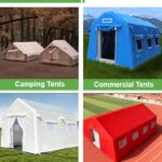 Waterproof Inflatable Camping Tent for Disaster Relief Quick Automatic Opening UV-Resistant Medical Operation Air Tent