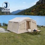 Automatic Opening Inflatable Camping Tent 4-6 Person Oxford Waterproof for Disaster Relief Emergencies