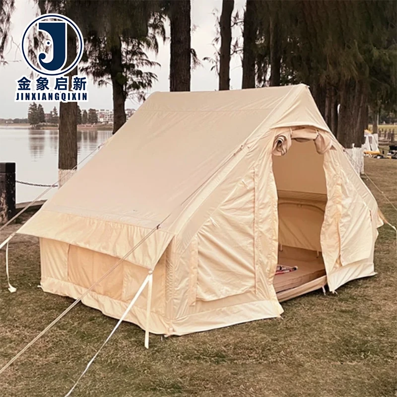 PVC Inflatable Camping Tent for Emergency Disaster Relief with Quick Automatic Opening All-Season Use