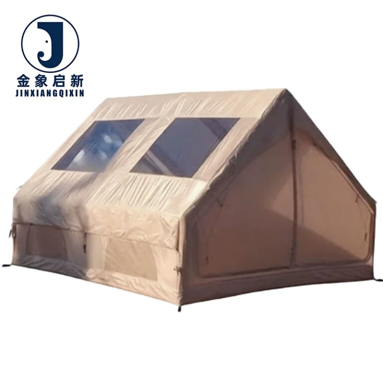 Waterproof Inflatable Camping Tent with Quick Automatic Opening for 6-8 Person Four-Season Outdoor Glamping
