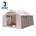 Large Inflatable Camping Tent 8-10 Person with Quick Automatic Opening for Family Outdoor Four-Season Use