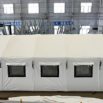 Automatic Opening Inflatable Camping Tent 4-6 Person Oxford Waterproof for Disaster Relief Emergencies