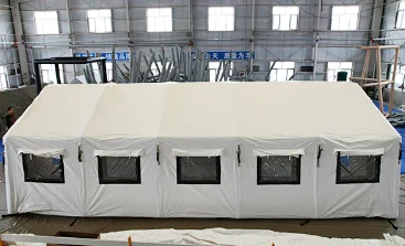 Automatic Opening Inflatable Camping Tent 4-6 Person Oxford Waterproof for Disaster Relief Emergencies