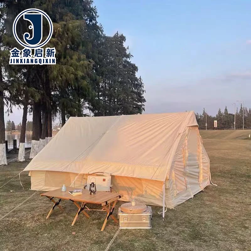 PVC Inflatable Camping Tent for Emergency Disaster Relief with Quick Automatic Opening All-Season Use