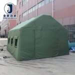 Inflatable Camping Tent 4-Season 2-8 Person Quick Automatic Opening for Disaster Relief
