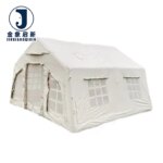 PVC Waterproof Inflatable Camping Tent with Automatic Opening for Four-Season Emergency Use