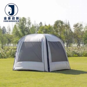 PVC Camping Tent 3-5 Person Automatic Inflatable for Emergency Disaster Relief Quick Setup