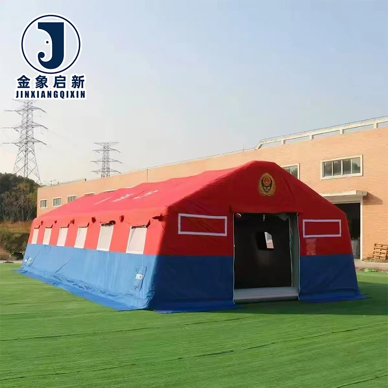 PVC Inflatable Camping Tent 2-3 Person Quick Automatic Opening for Emergency Disaster Relief