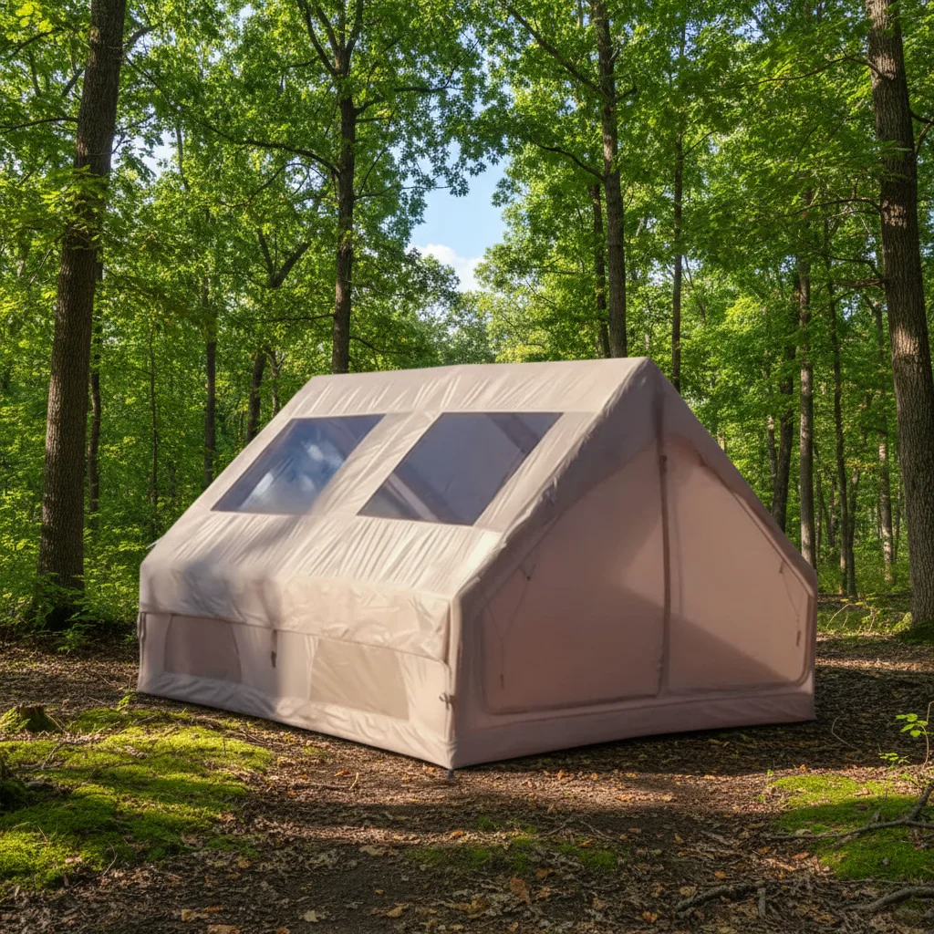 PVC Inflatable Camping Tent with Quick Automatic Opening for All-Weather Outdoor Adventures and Emergency Relief