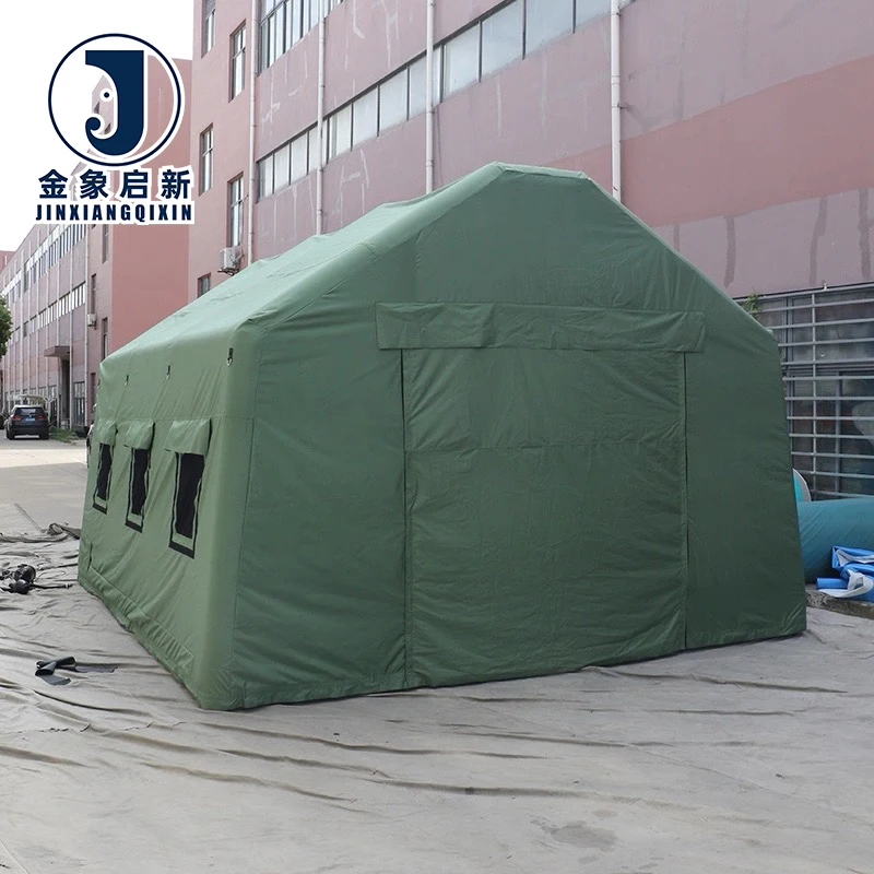 PVC Waterproof Inflatable Camping Tent Quick Setup for Four-Season Family Outdoor Shelter