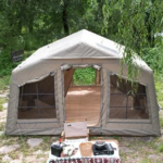 Inflatable Camping Tent 1-12 Person Heavy Duty Waterproof Automatic Opening for Disaster Relief
