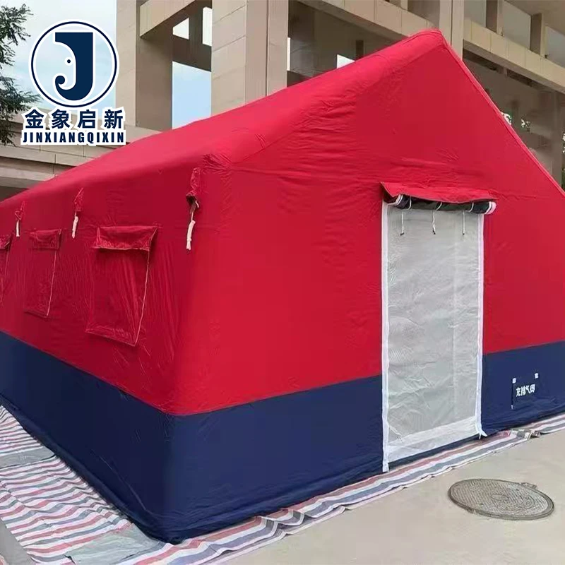 Waterproof Inflatable Camping Tent for Disaster Relief Quick Automatic Opening UV-Resistant Medical Operation Air Tent